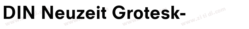 DIN Neuzeit Grotesk字体转换